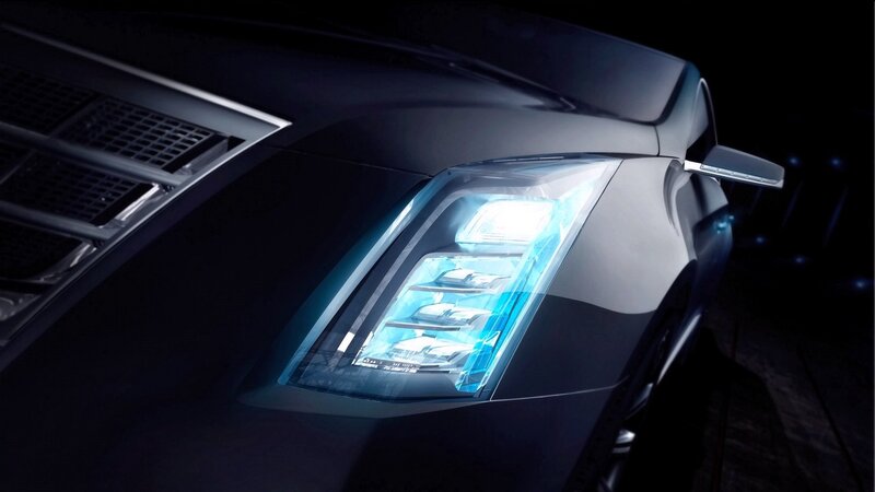 Cadillac headlight design