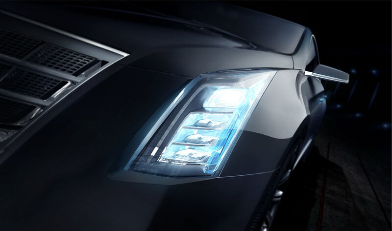 Cadillac headlight design