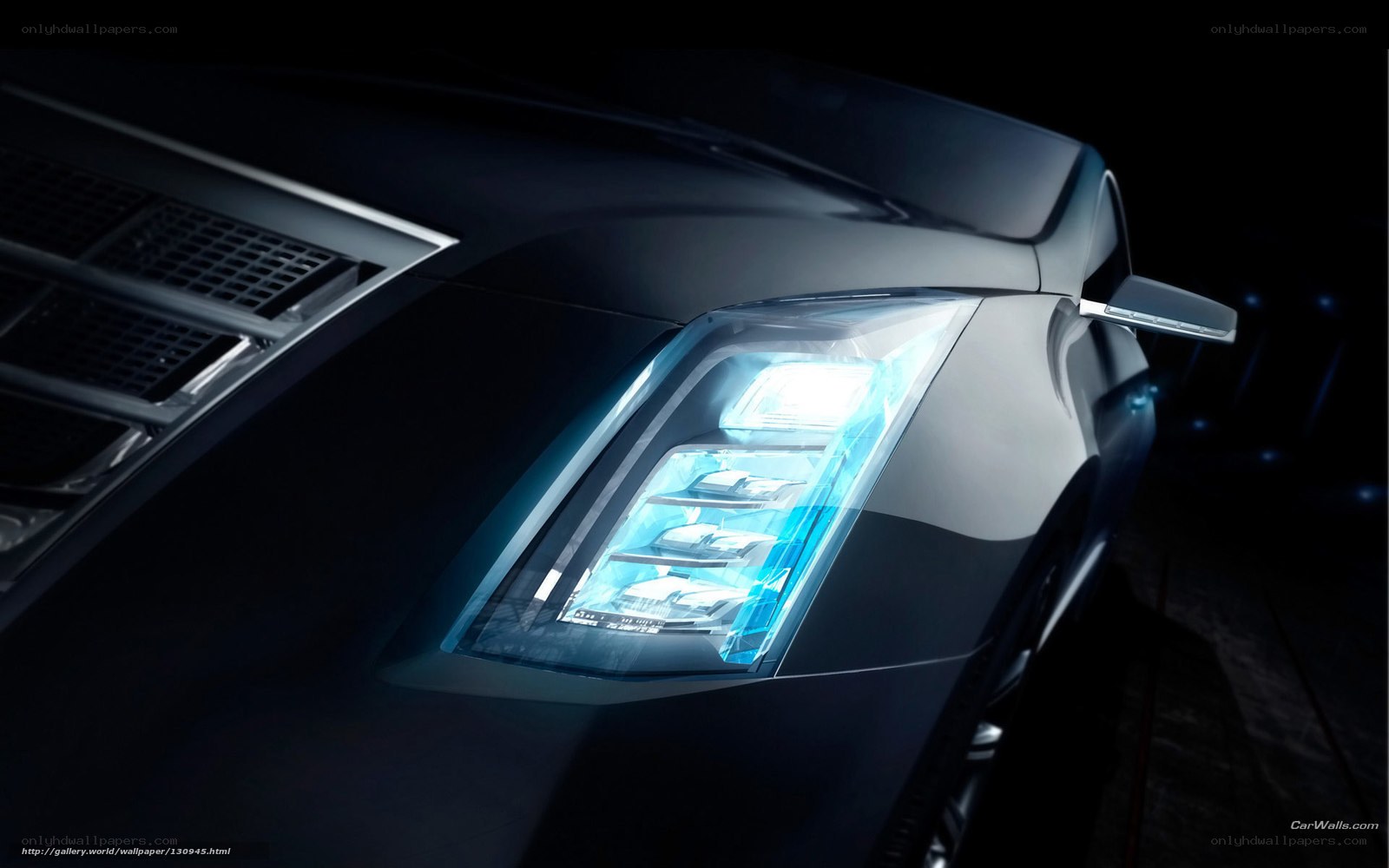 Cadillac headlight design