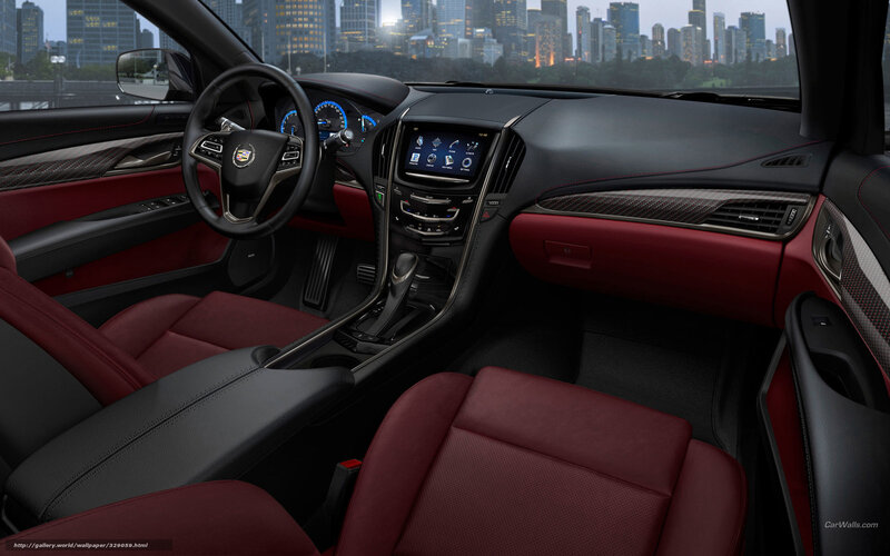 Cadillac interior city view