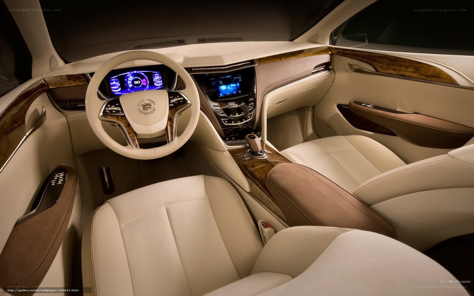 Cadillac interior luxury