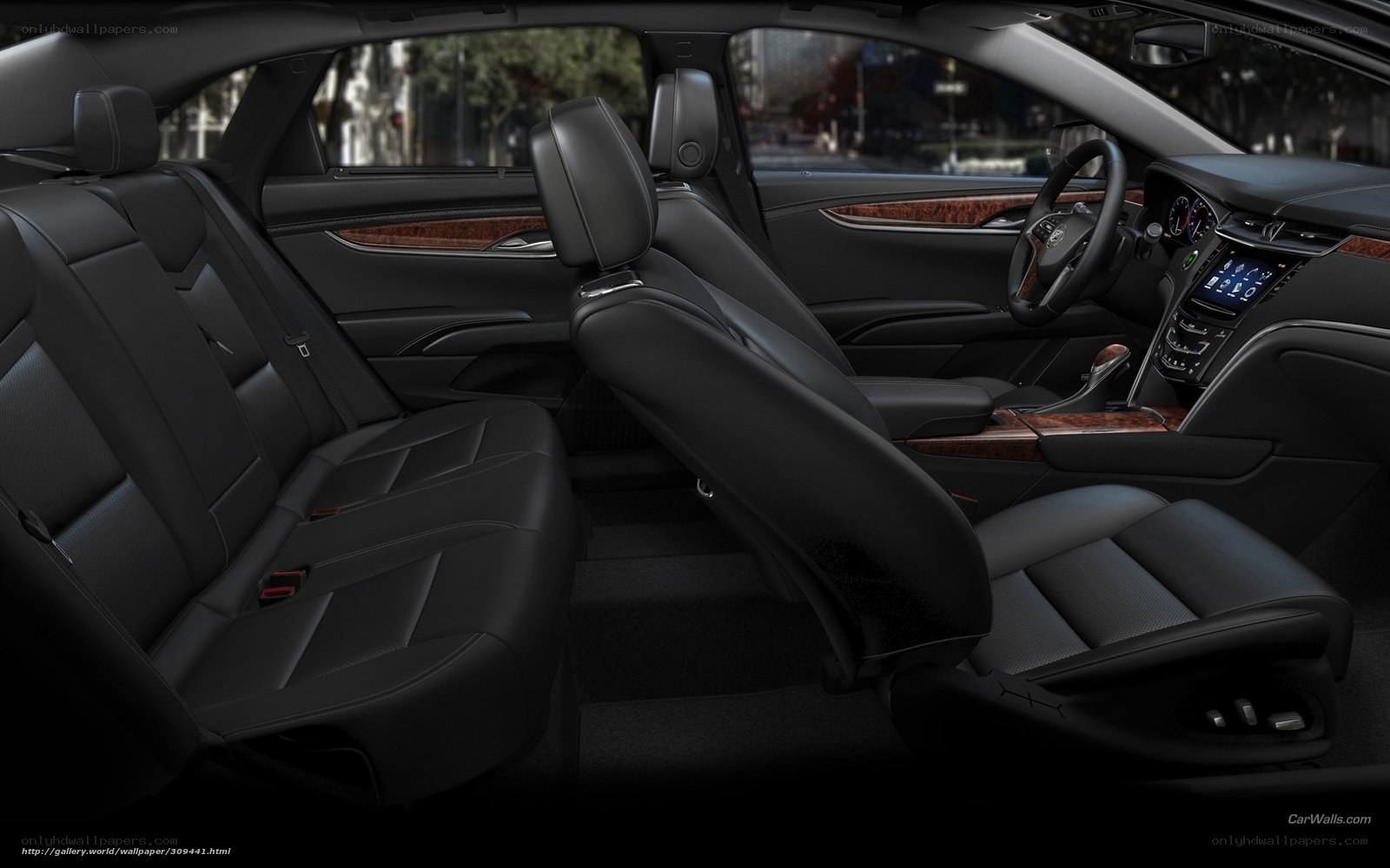 Cadillac interior view