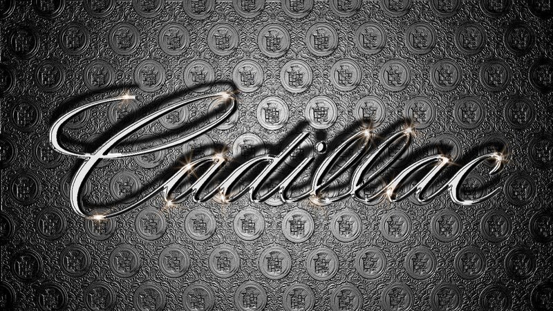 Cadillac Logo on Textured Surface