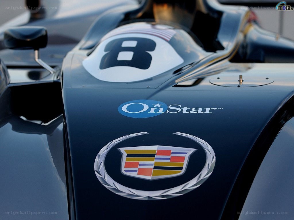 Cadillac race car front view