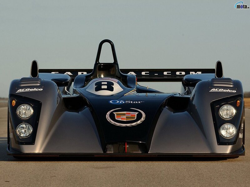 Cadillac race car front view