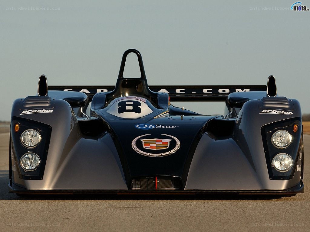 Cadillac race car front view