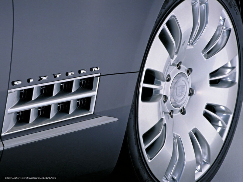 Cadillac Sixteen wheel detail