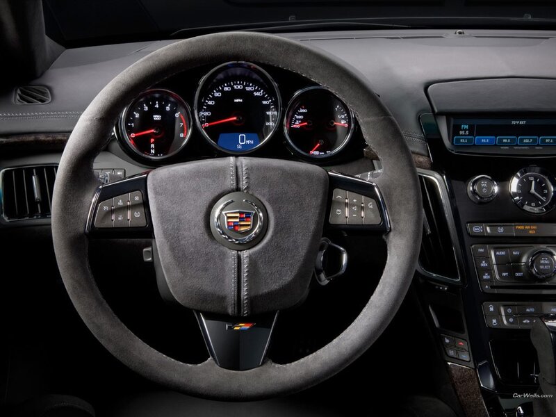 Cadillac steering wheel interior