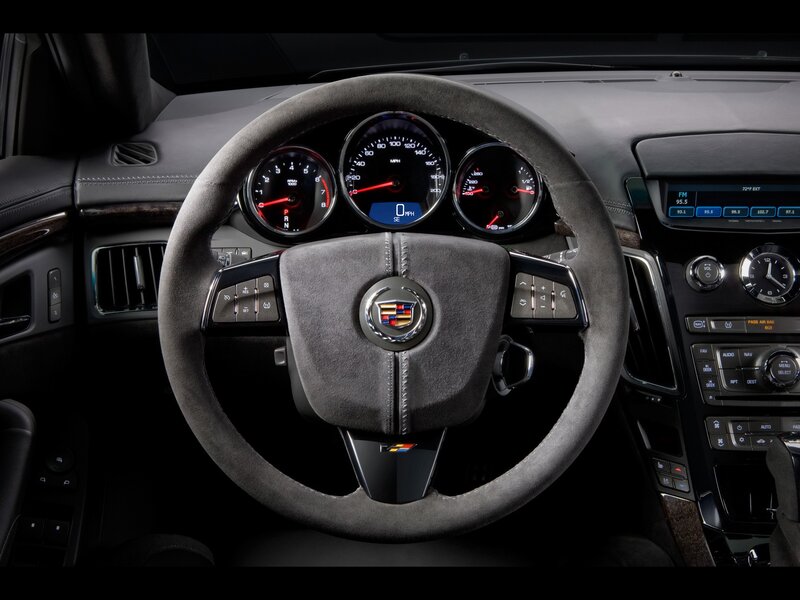 Cadillac steering wheel interior