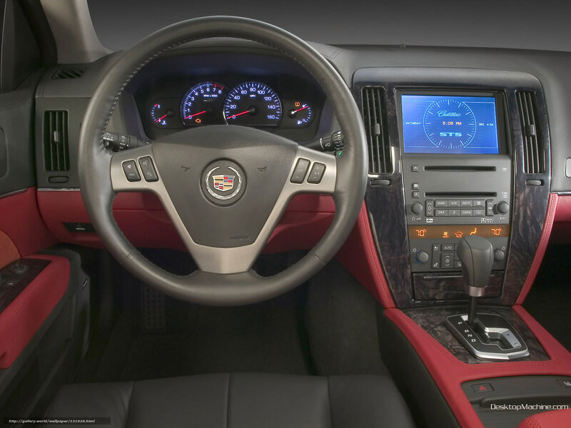 Cadillac STS interior dashboard