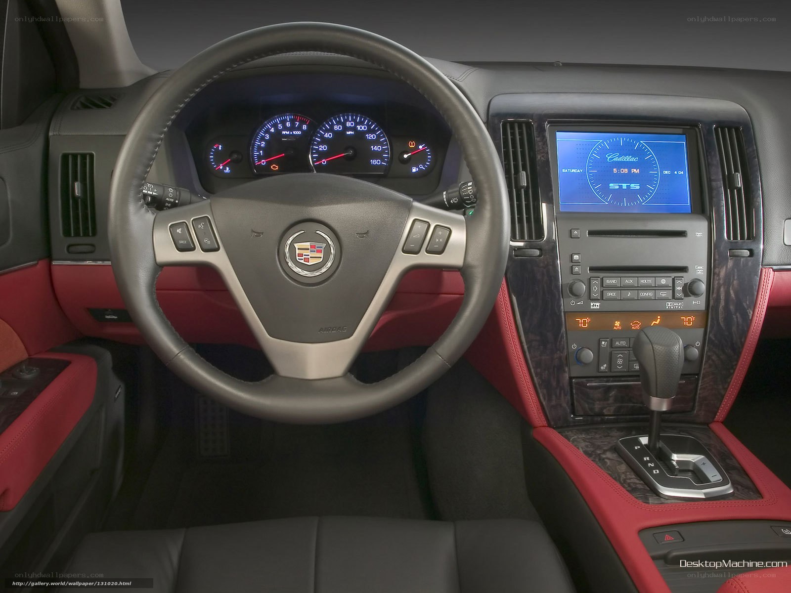 Cadillac STS interior dashboard