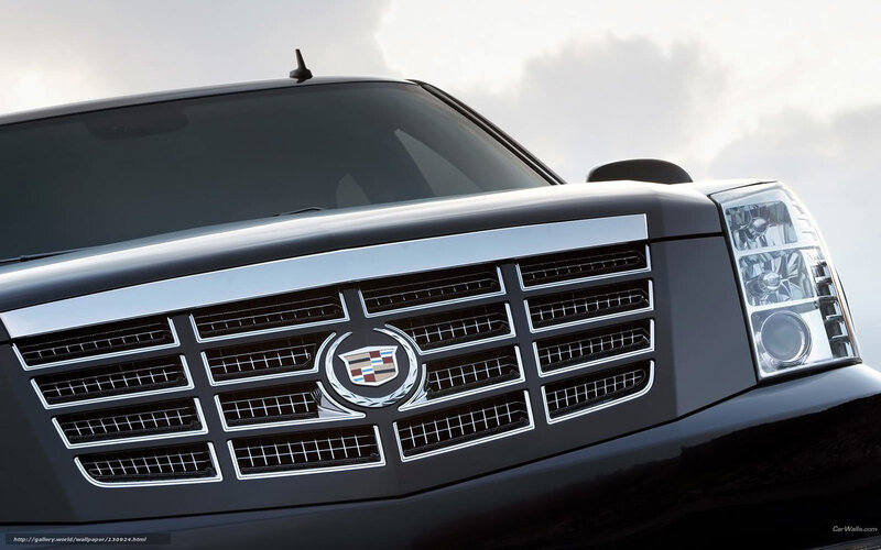 Cadillac SUV front grille