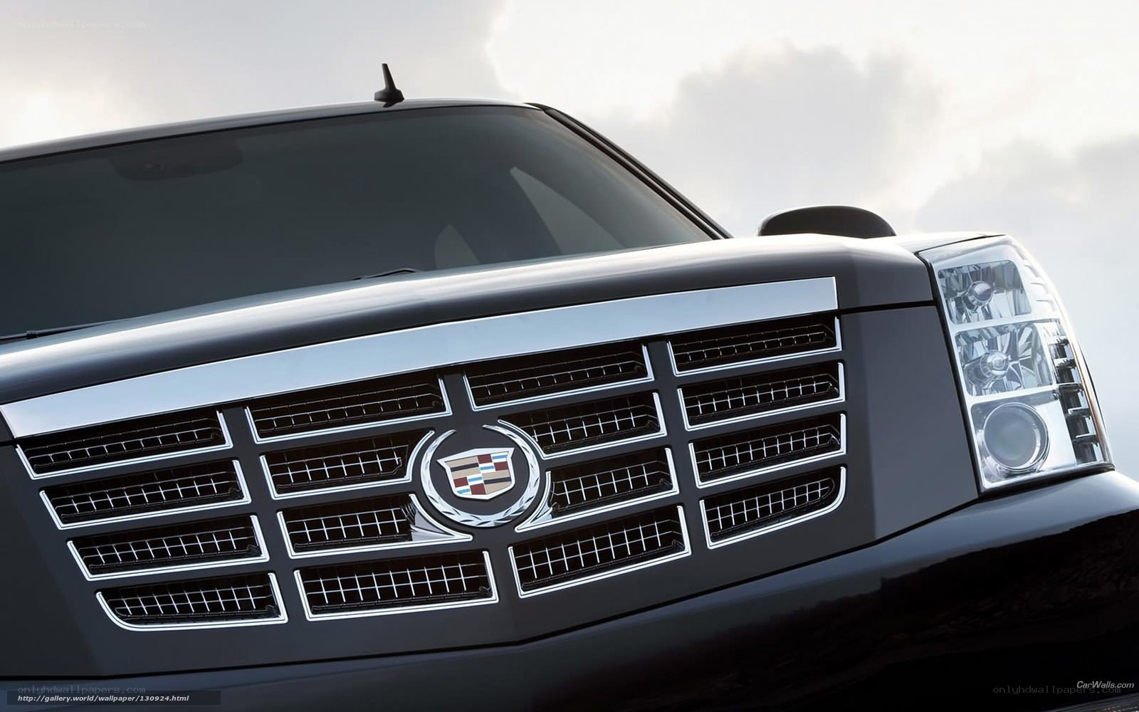 Cadillac SUV front grille