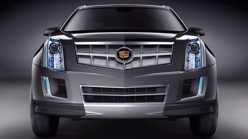 Cadillac SUV front view