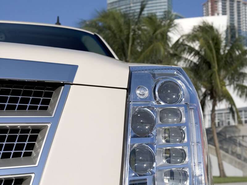 Cadillac truck front view