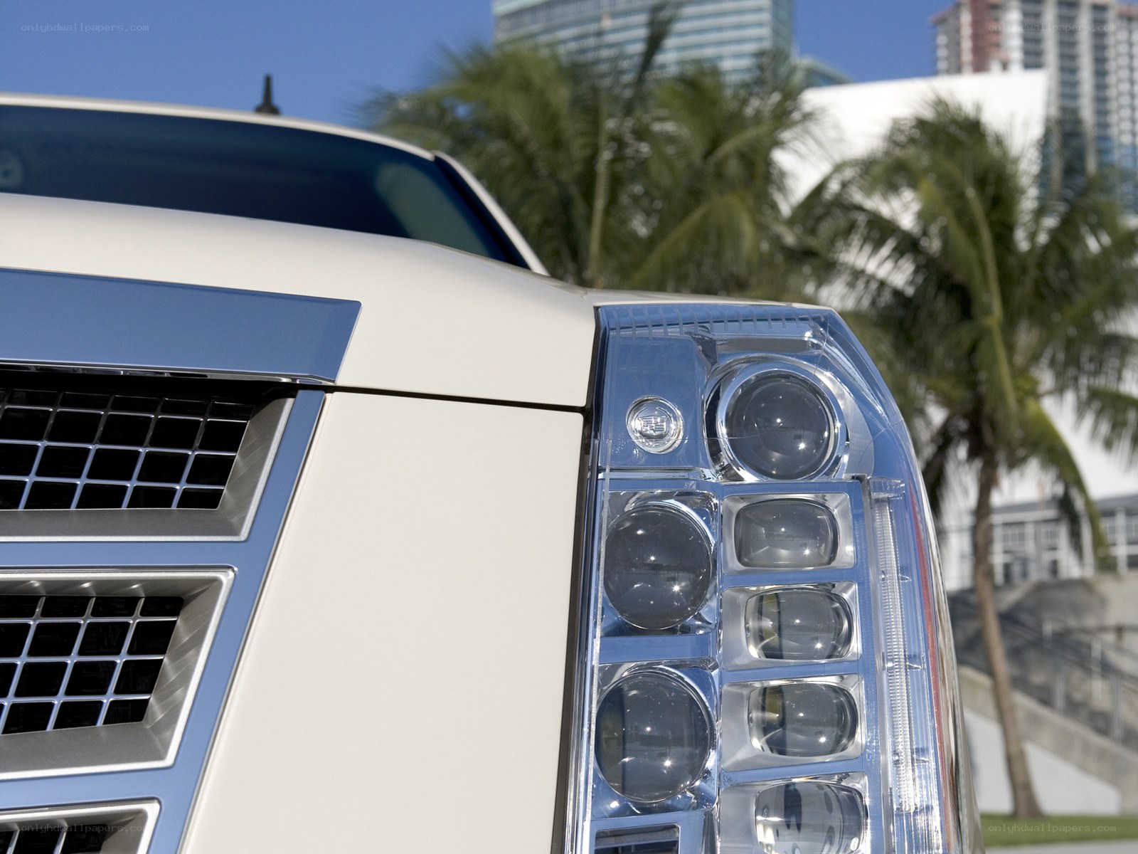 Cadillac truck front view