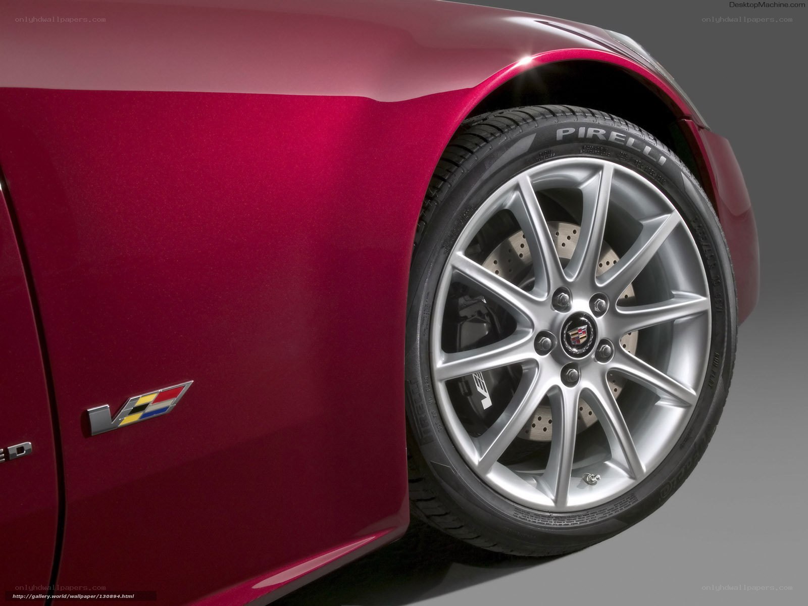 Cadillac V-Series wheel detail