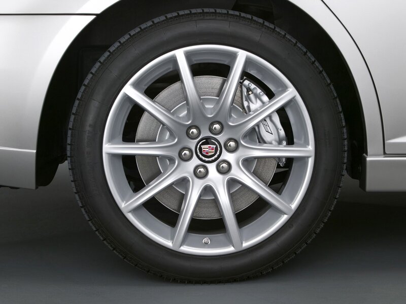 Cadillac wheel close-up