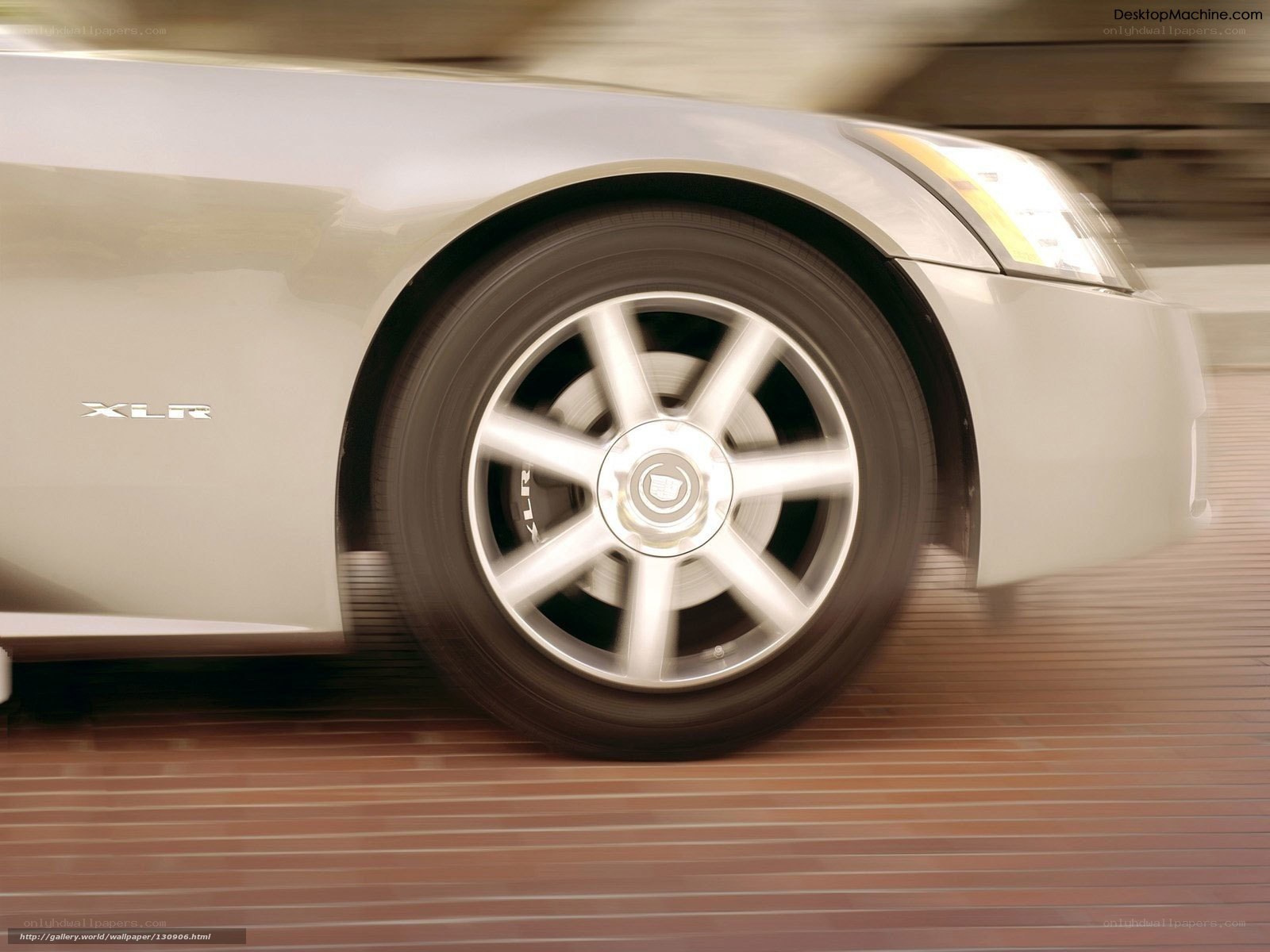 Cadillac XLR in motion