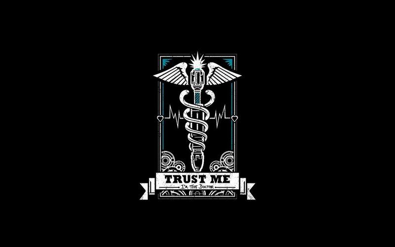 Caduceus with Text