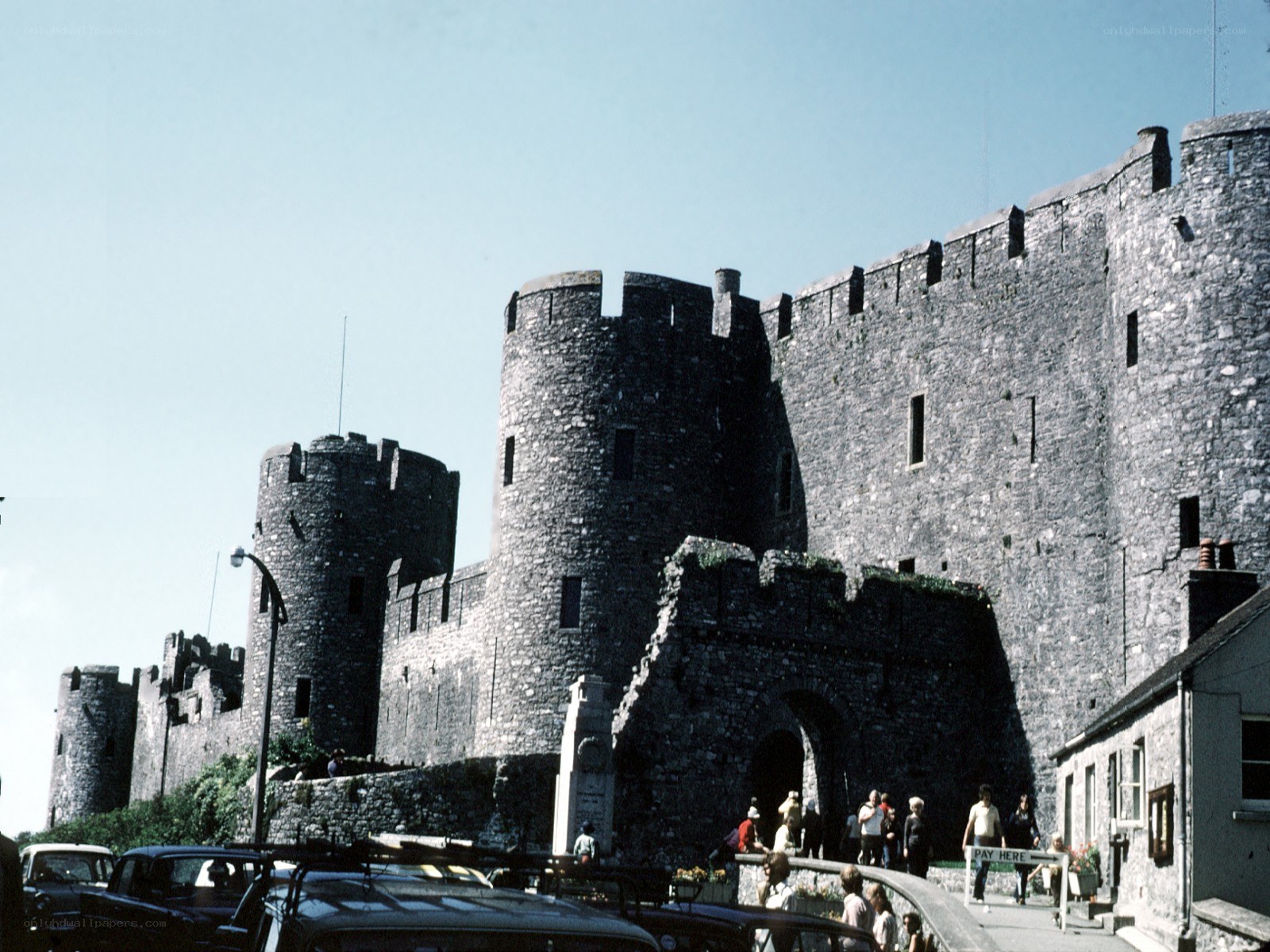 Caernarfon Castle in Wales