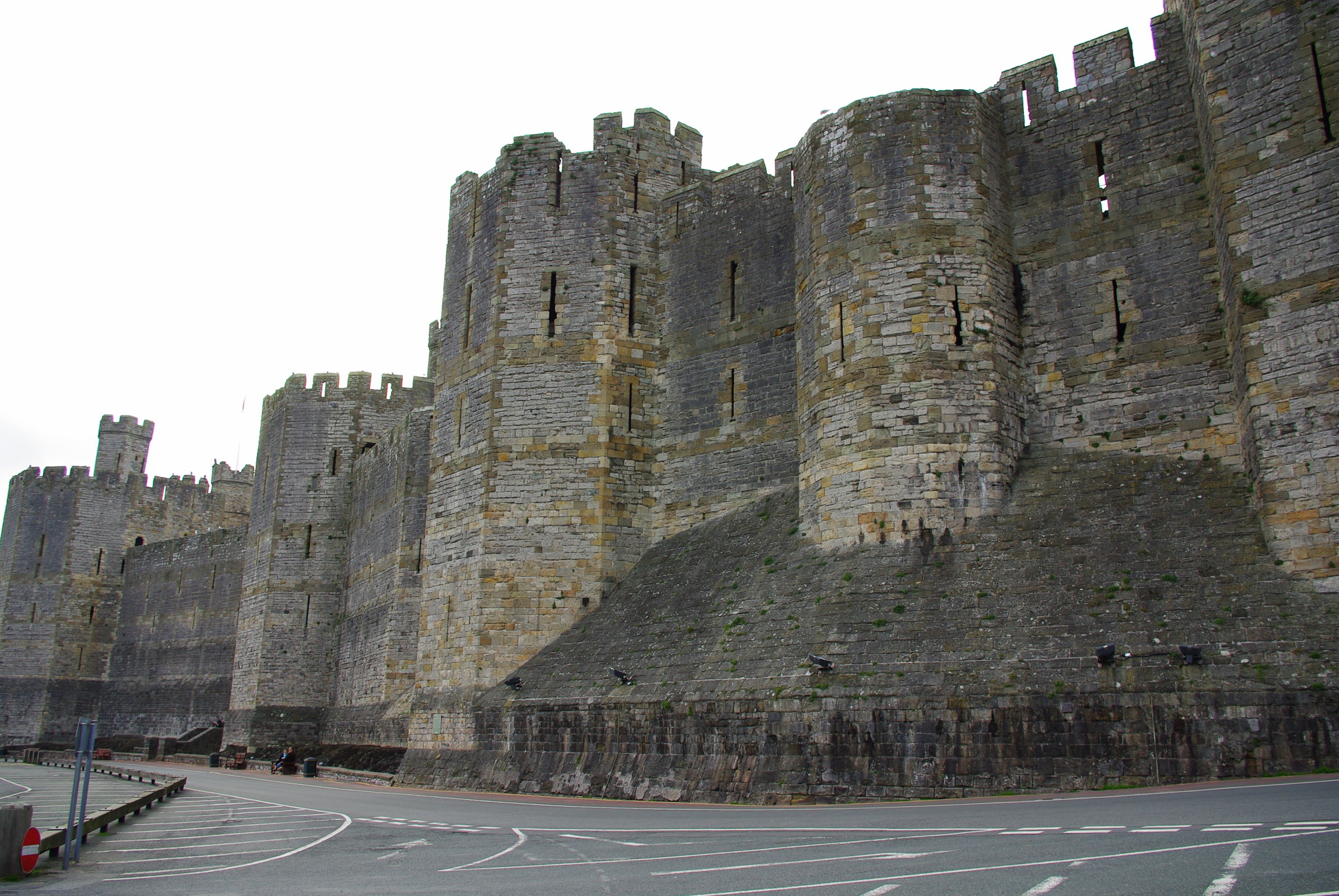 Caernarfon Castle in Wales
