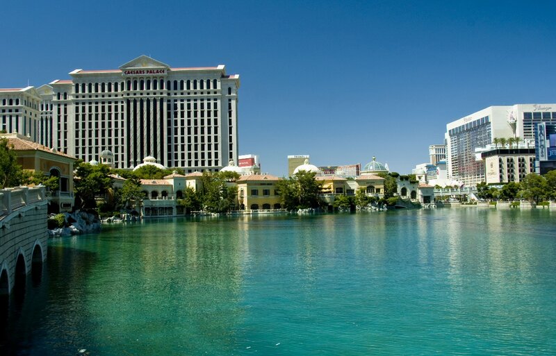 Caesars Palace Hotel — Blue, Serene