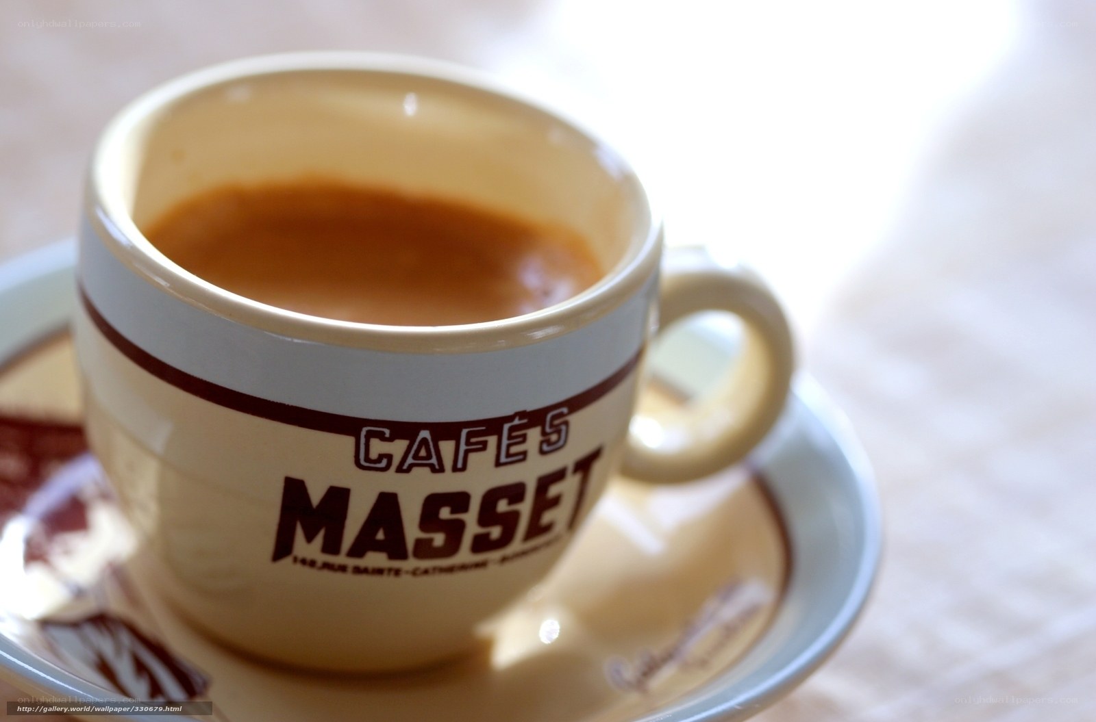 Café Masset coffee cup