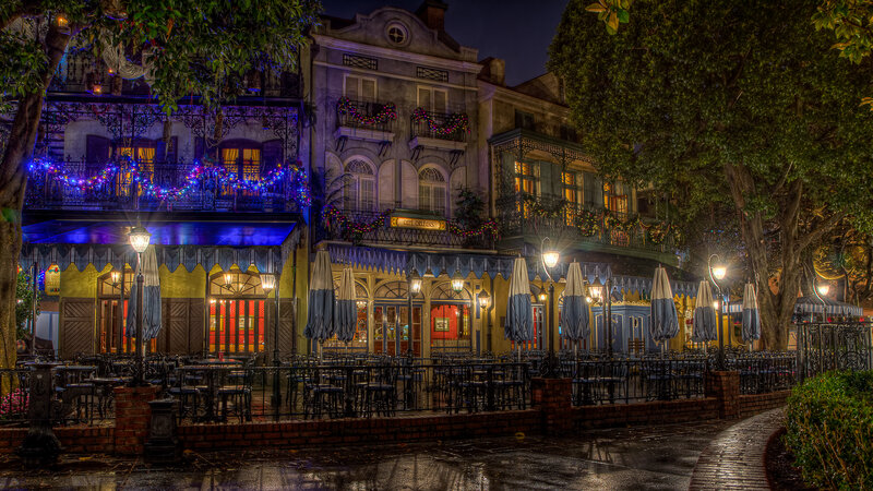 Cafe at Night — Blue