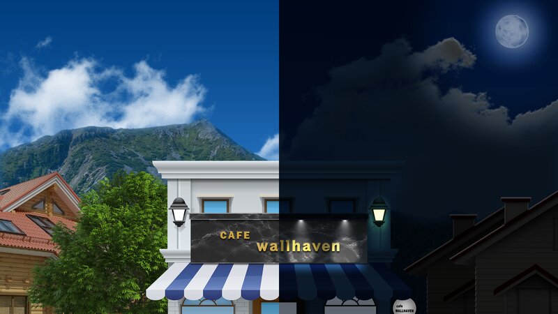 Cafe in Mountain Town