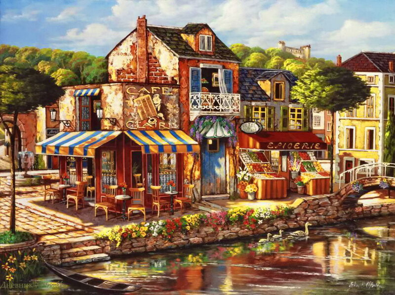Cafe on Canal — Yellow