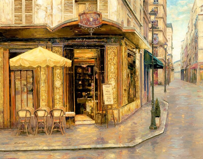 Cafe on Street Corner