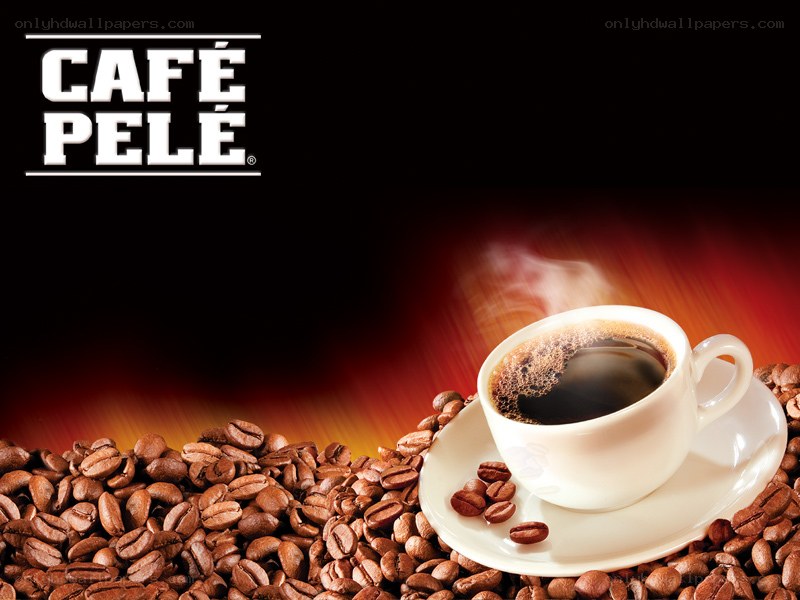 Cafe Pelé coffee advertisement