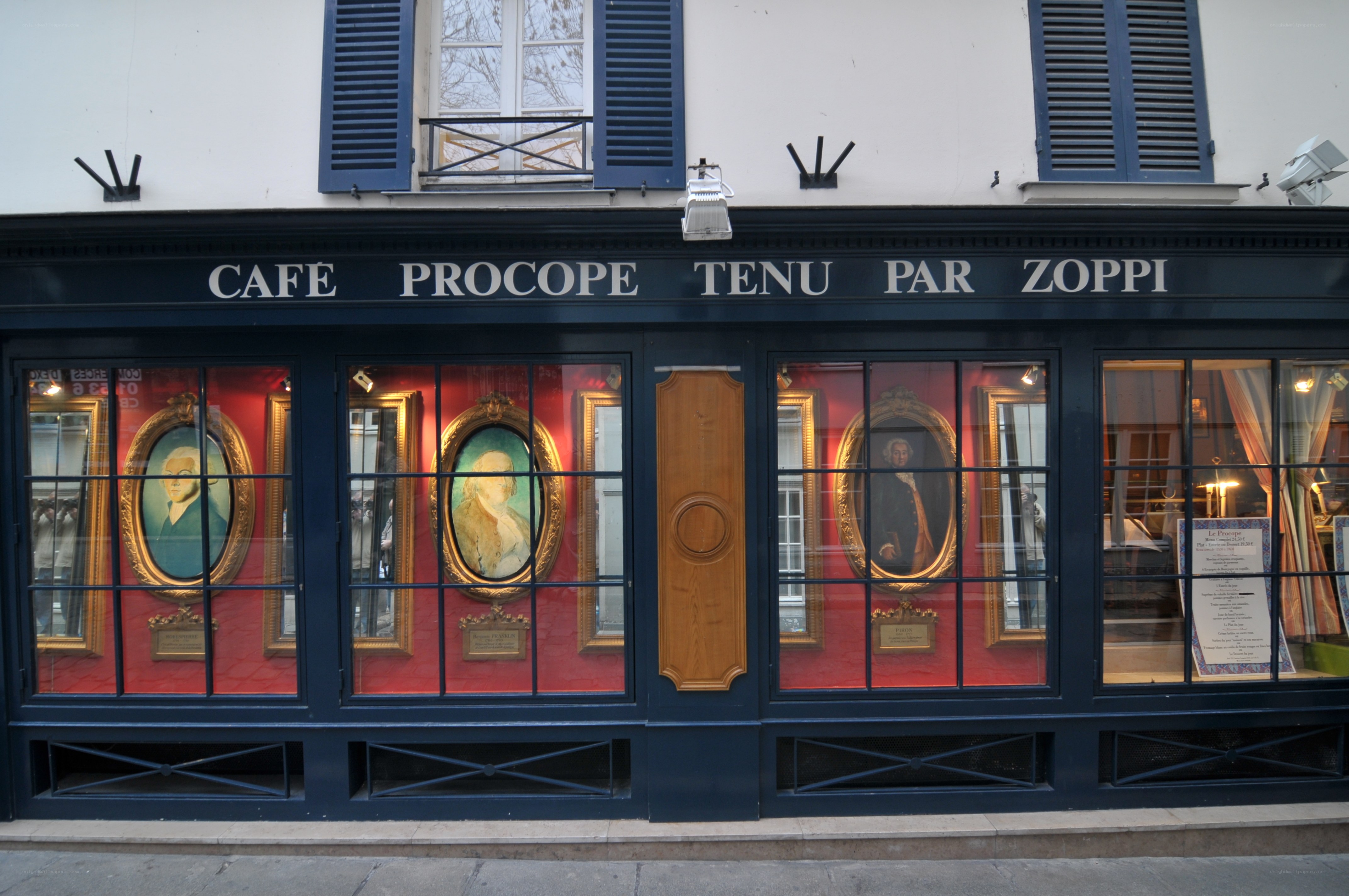 Cafe Procope storefront