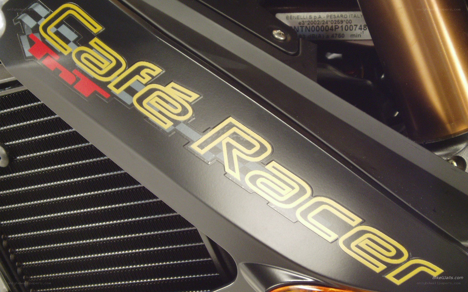 Cafe Racer motorcycle branding