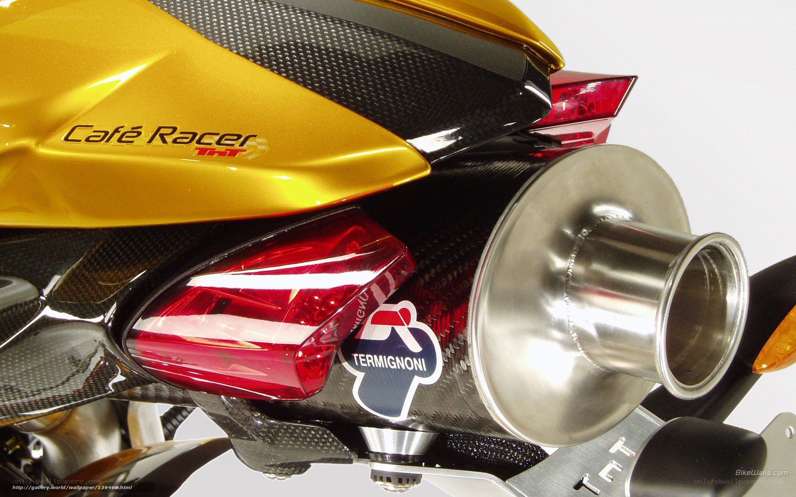 Cafe Racer motorcycle exhaust