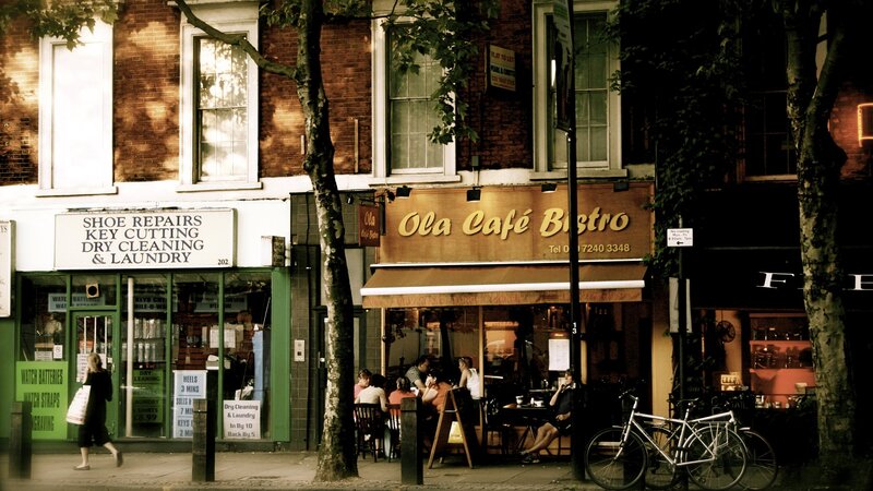 Cafe with Outdoor Seating — Brown