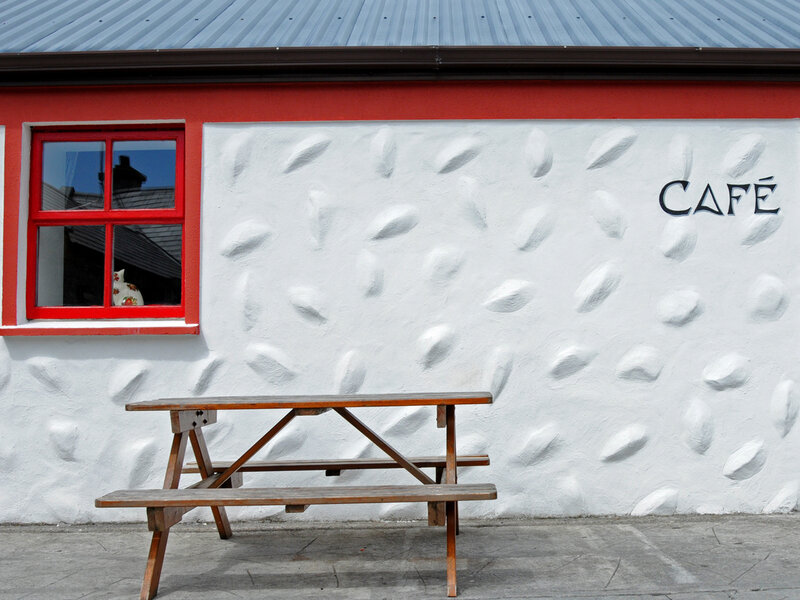 Cafe with red window
