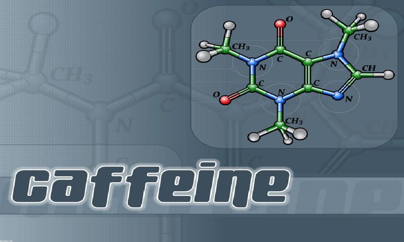 Caffeine Molecule — Gray