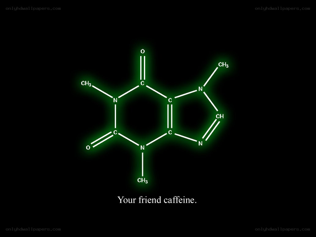 Caffeine molecule structure