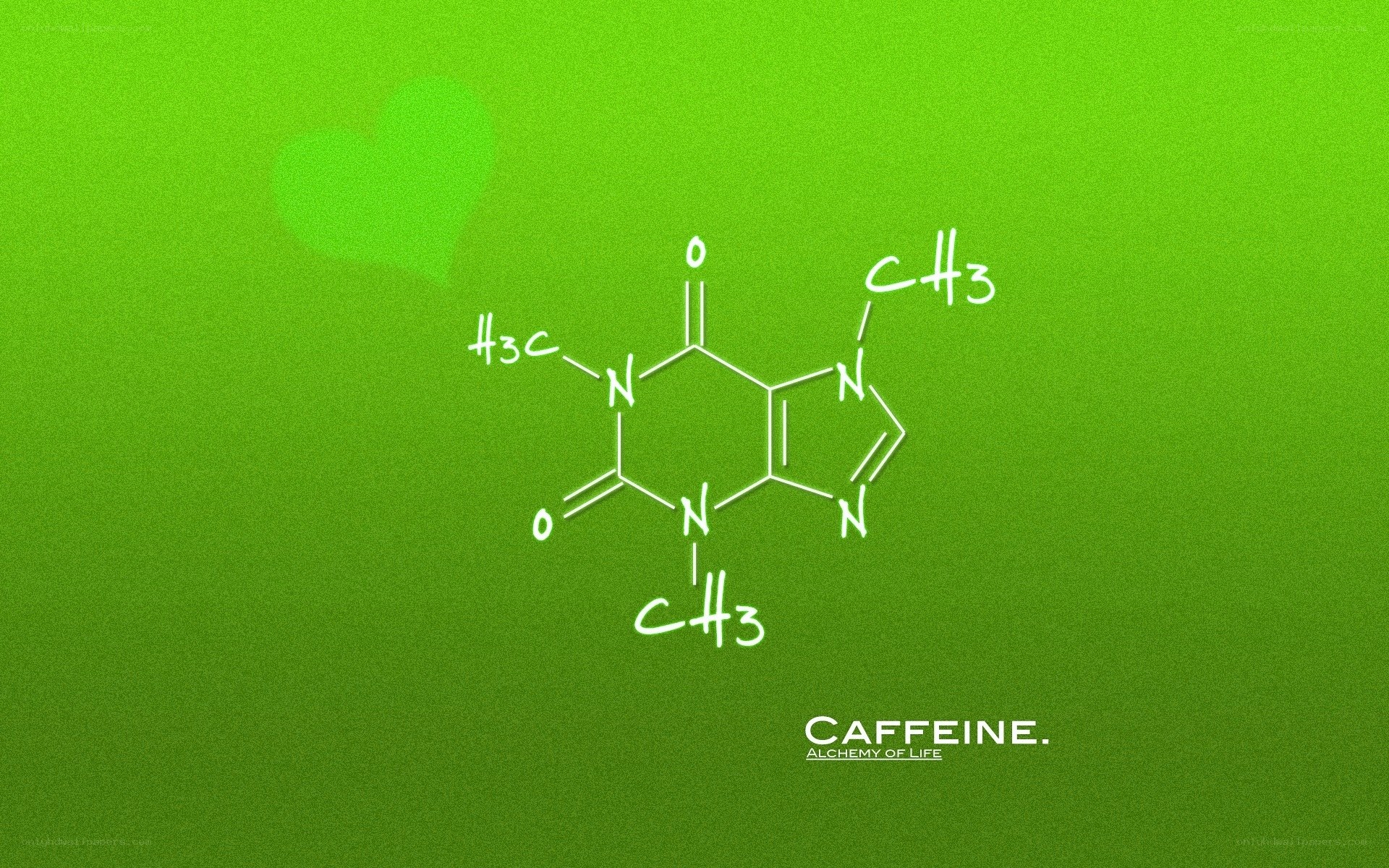 Caffeine molecule structure