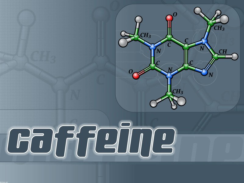 Caffeine molecule structure