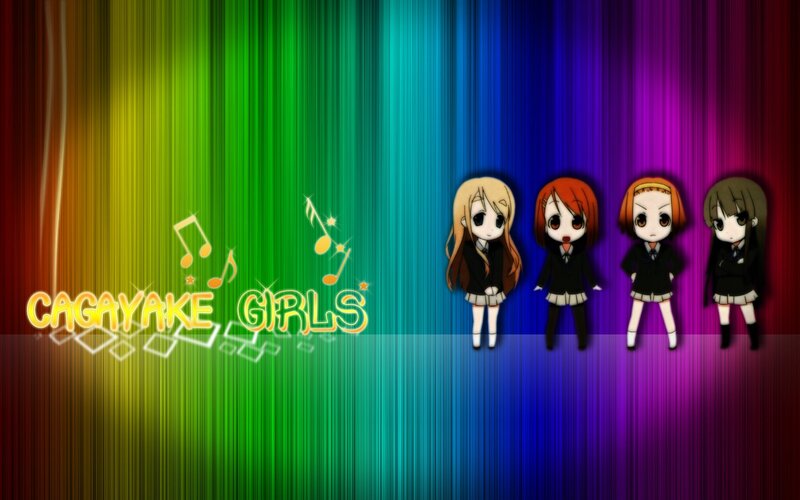 Cagayake Girls anime wallpaper
