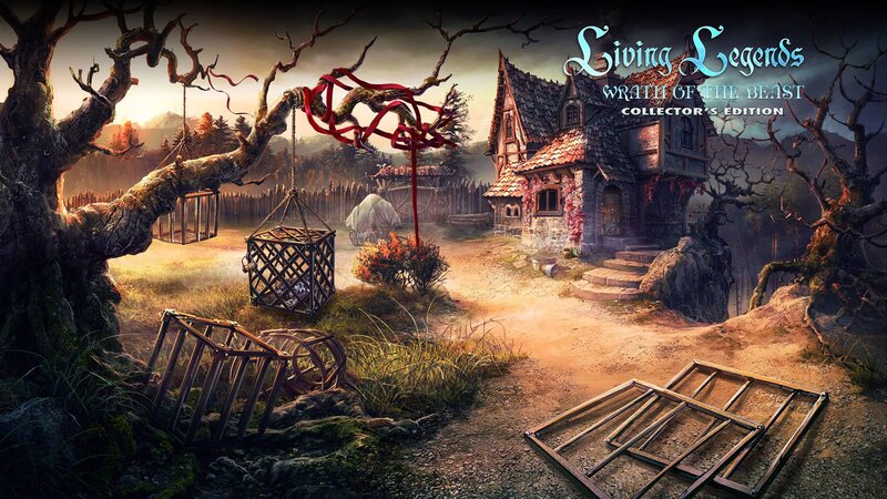 Caged Animals in Forest