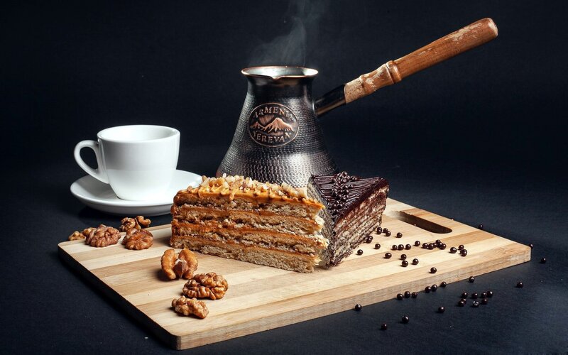 Cake and Coffee Setup