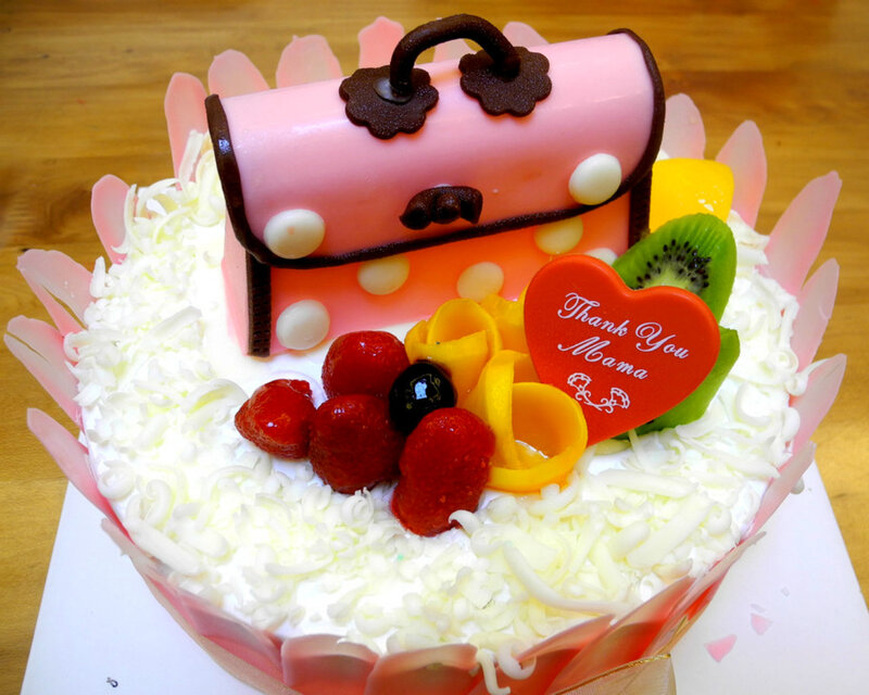 Cake Shaped Like a Purse
