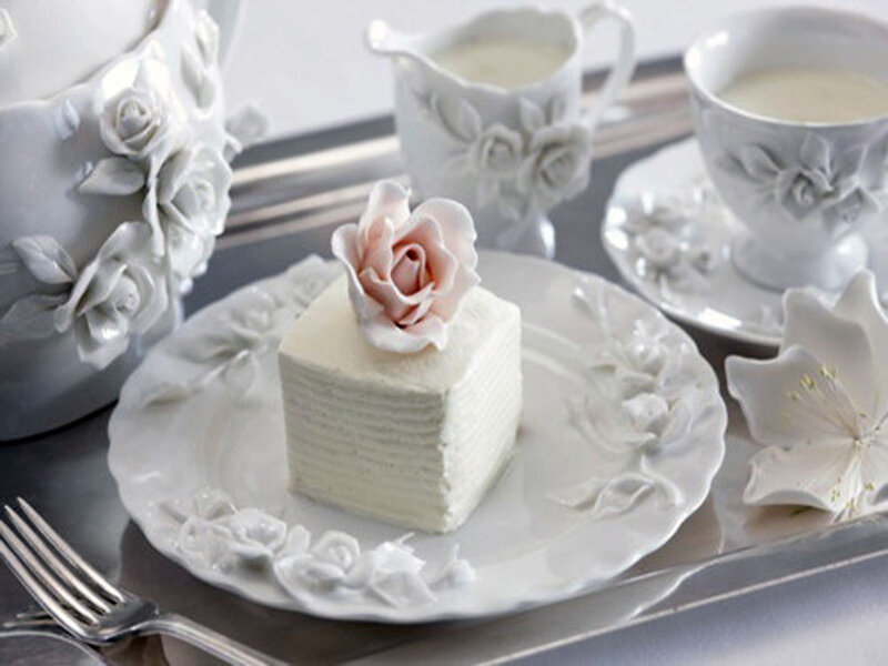 Cake with Rose Decoration