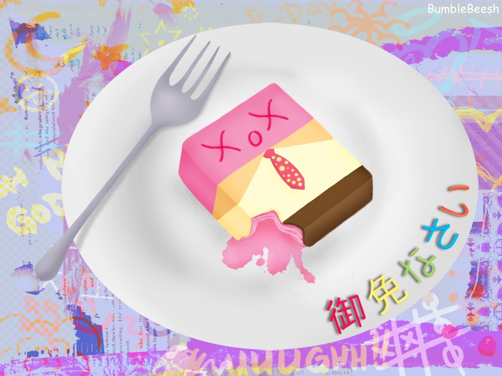 cake with xox on plate
