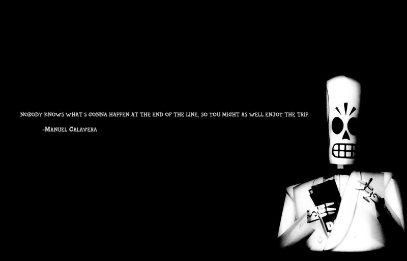 Calavera quote wallpaper