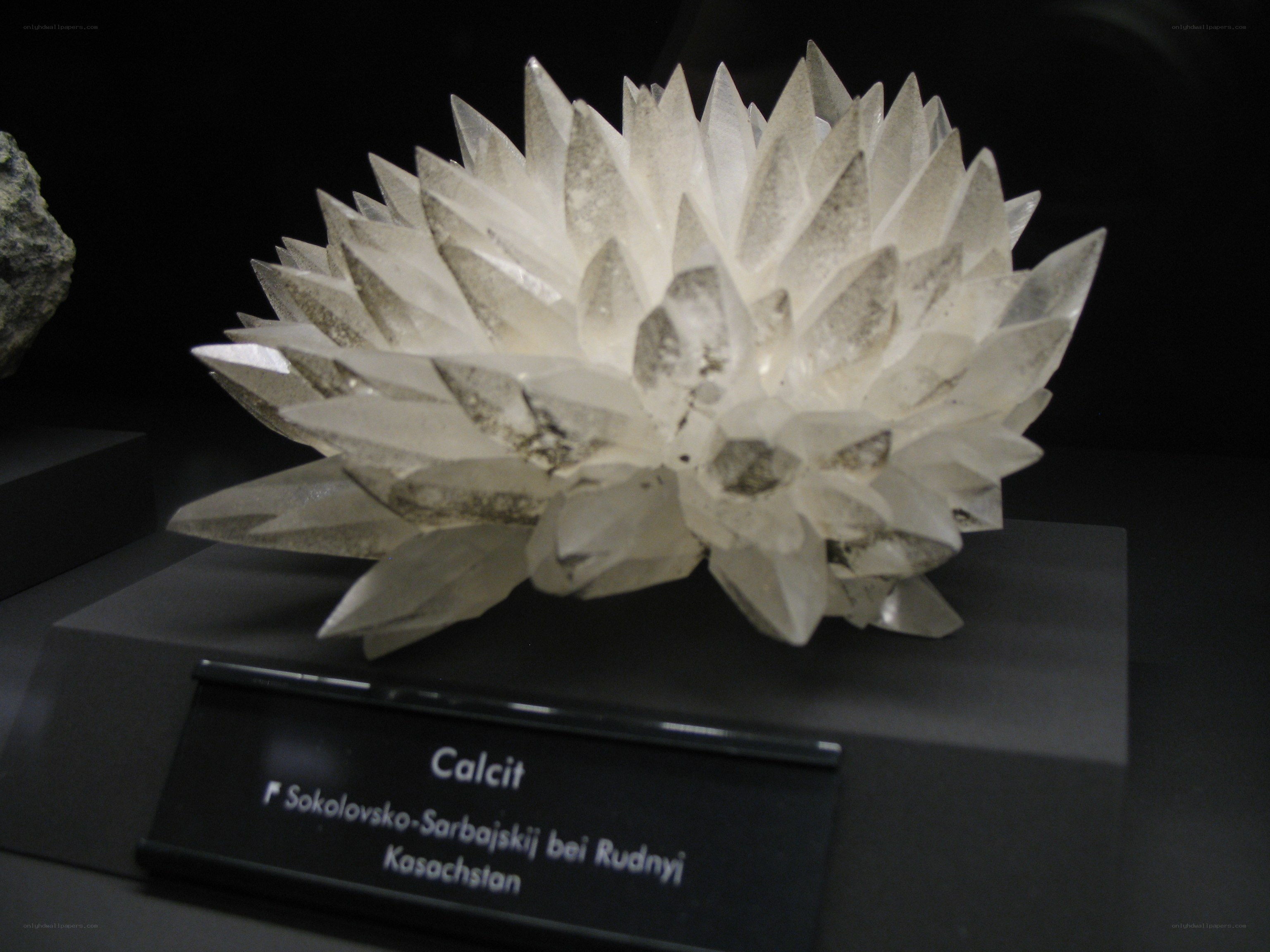 Calcite crystal cluster